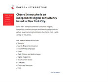 Tablet Screenshot of cherryinteractive.com